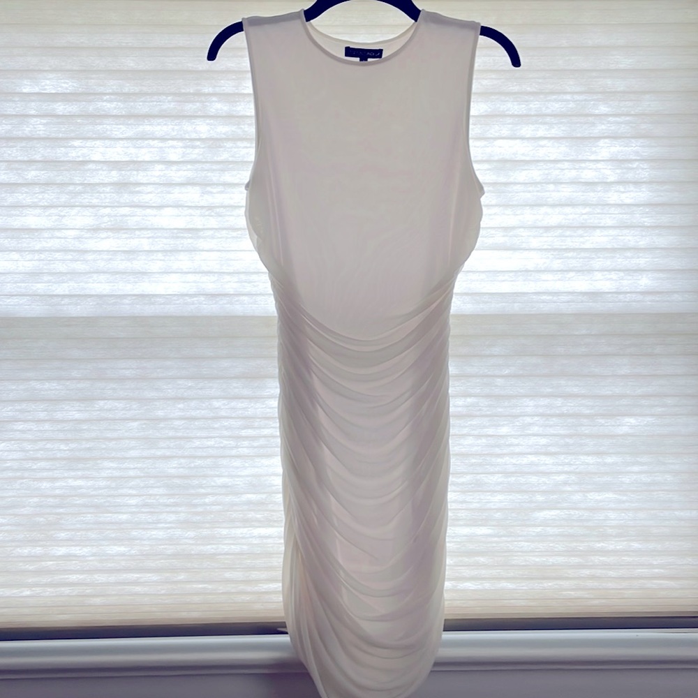 White mini dress (Cotton Candy LA), size L